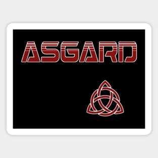 1980s style Asgard Baseball Jersey Magnet